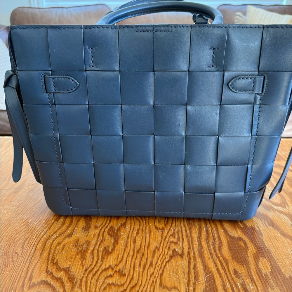 *Rare* Michael Kors Hamilton Legacy Large Woven Belted Satchel - Picture 2 of 10